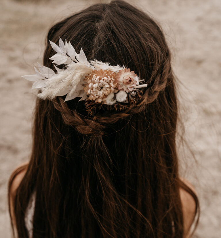 CHSEEO Bloemenkrans Hoofdband voor Bruids Dames, Verstelbare Haarband Bloemenslinger Flower Band Hair Band Accessoires Ceremonie, Festival, Fiets, Strand, Feesten, Reizen lint Haarband Bruiloft #6